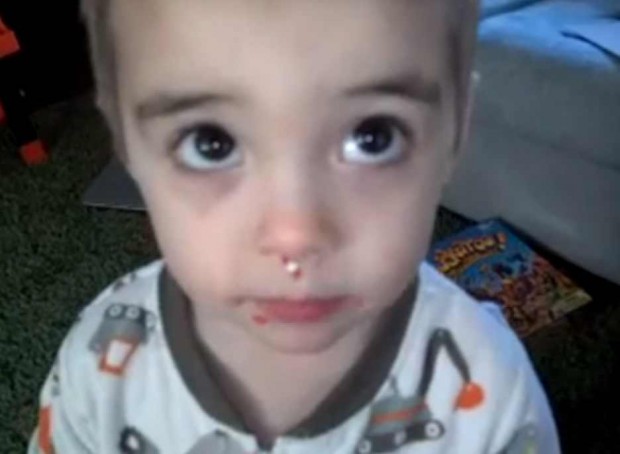 This 3-year old saying he didn’t eat sprinkles, is too cute to be missed.